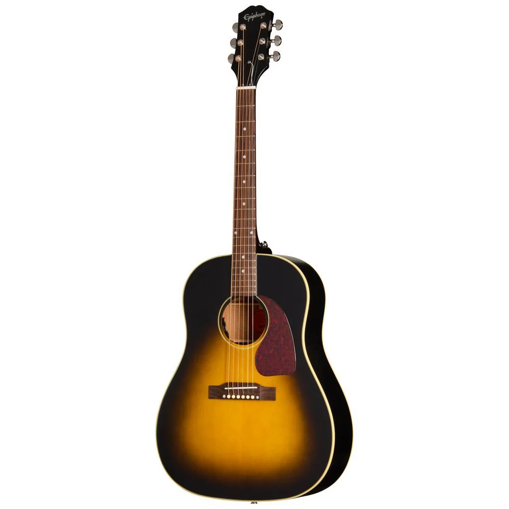 Epiphone J-45 Standard Acoustic Guitar (Vintage Sunburst) inc Gig Bag