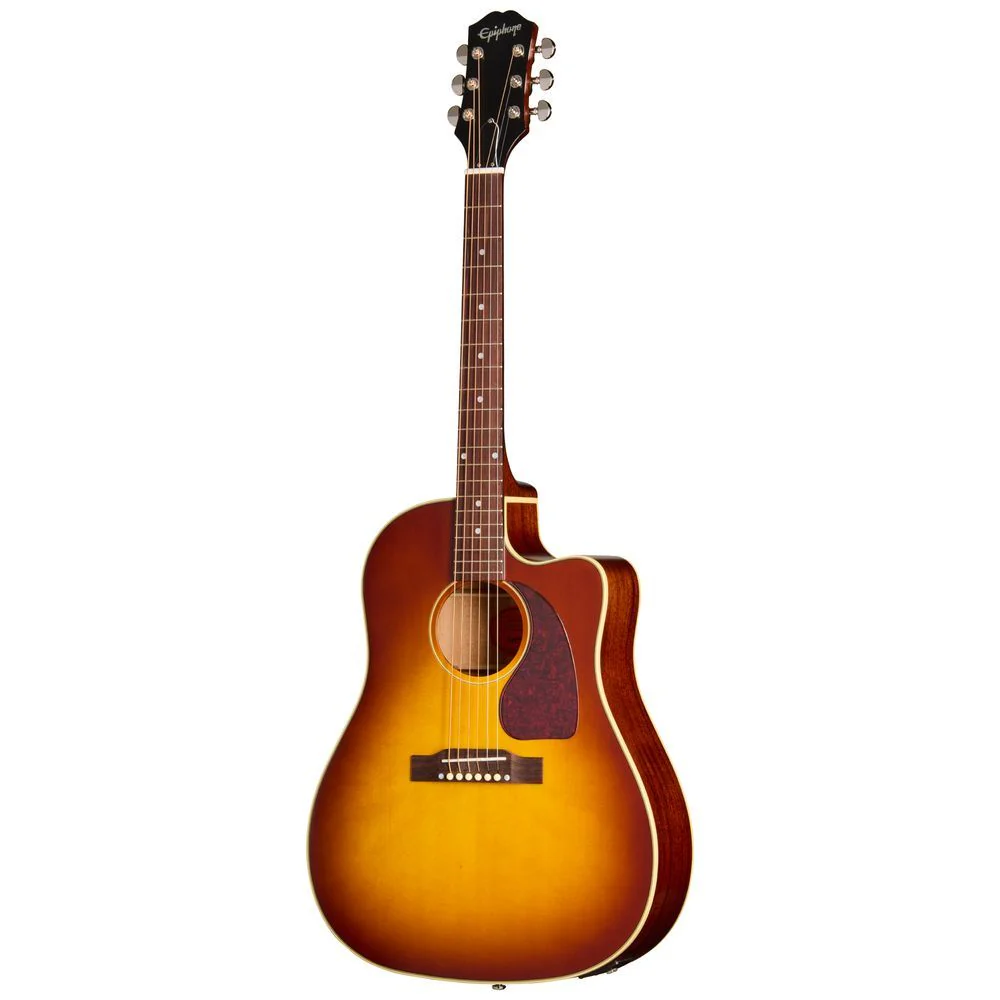 Epiphone J-45 Standard ELectric Acoustic Guitar (Honey Burst) inc Gig Bag