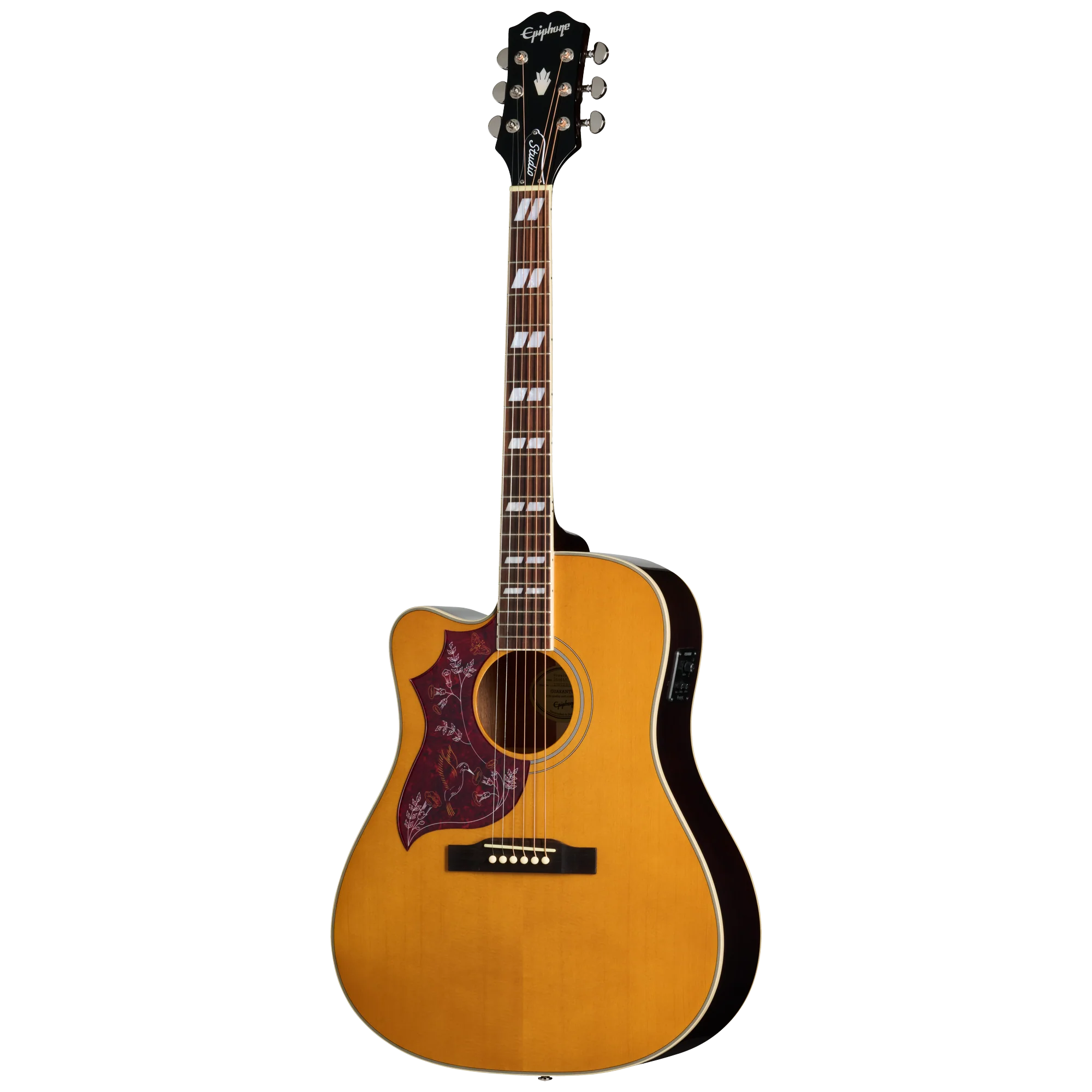 Epiphone Left-Handed Hummingbird Studio Acoustic Guitar (Natural)