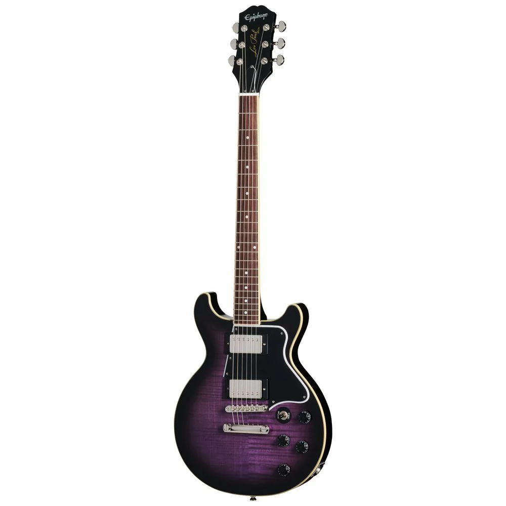 Epiphone Les Paul Special Double Cut Figured Electric (Purple Burst) inc Gig Bag