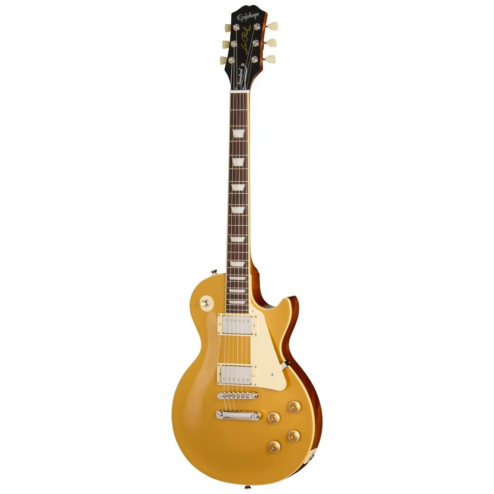 Epiphone Les Paul Standard 50's Electric Guitar (Gold Top) inc Gig Bag