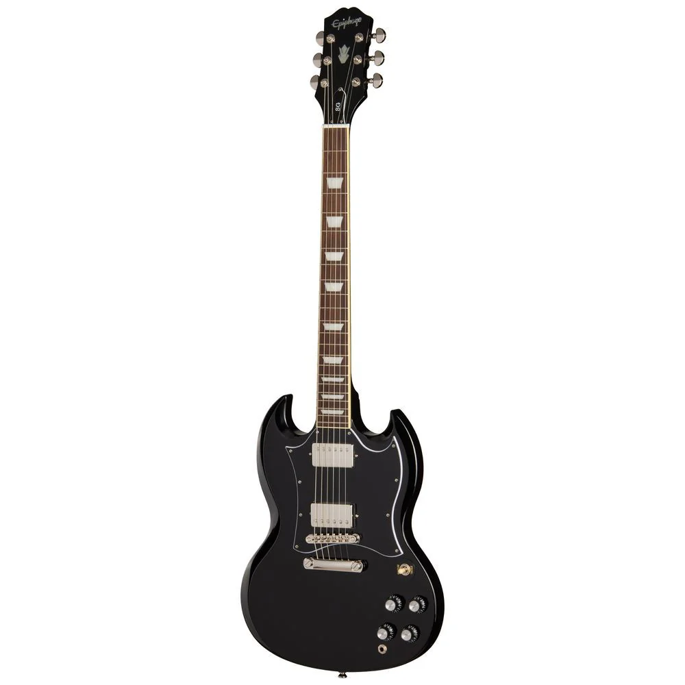 Epiphone SG Standard Electric Guitar (Ebony) inc Gig Bag