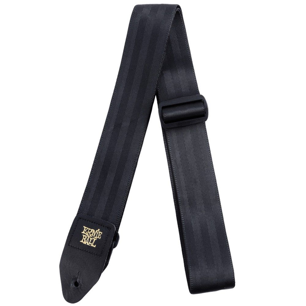 Ernie Ball 2" Seatbelt Webbing Guitar Strap - (Black)