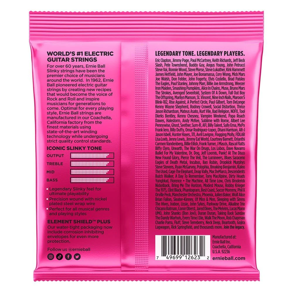 Ernie Ball 7-String Super Slinky Nickel Wound Electric Guitar Strings - (9-52)