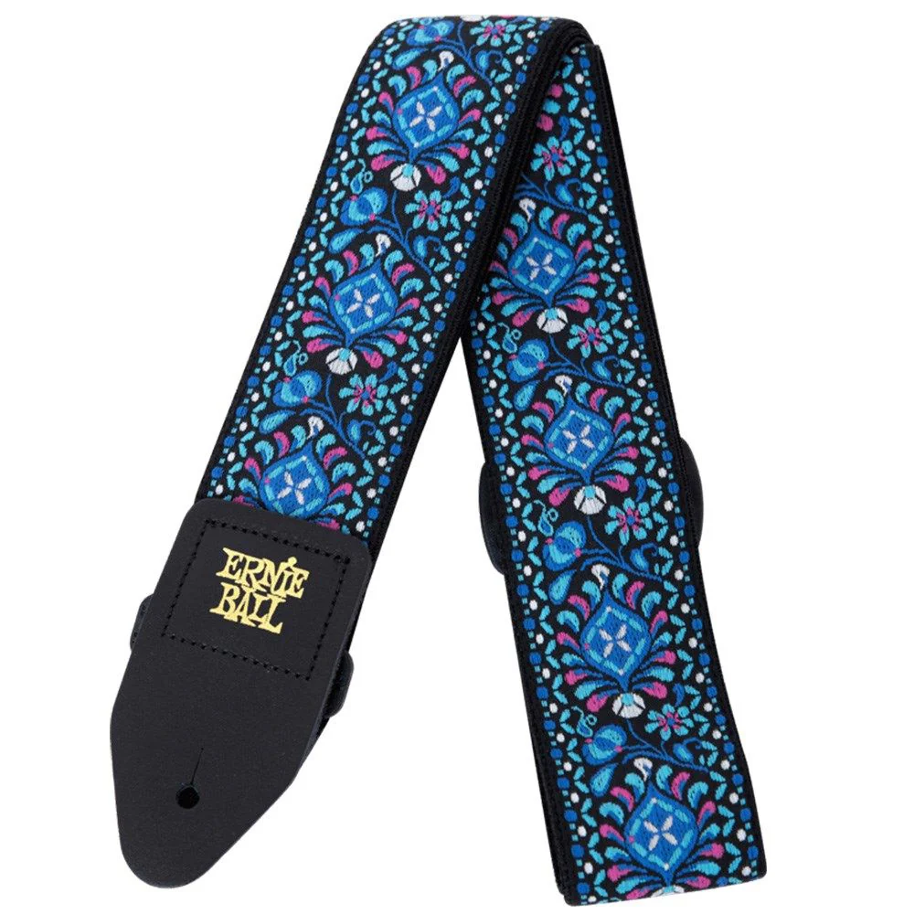 Ernie Ball Indigo Orchid Jacquard Guitar Strap