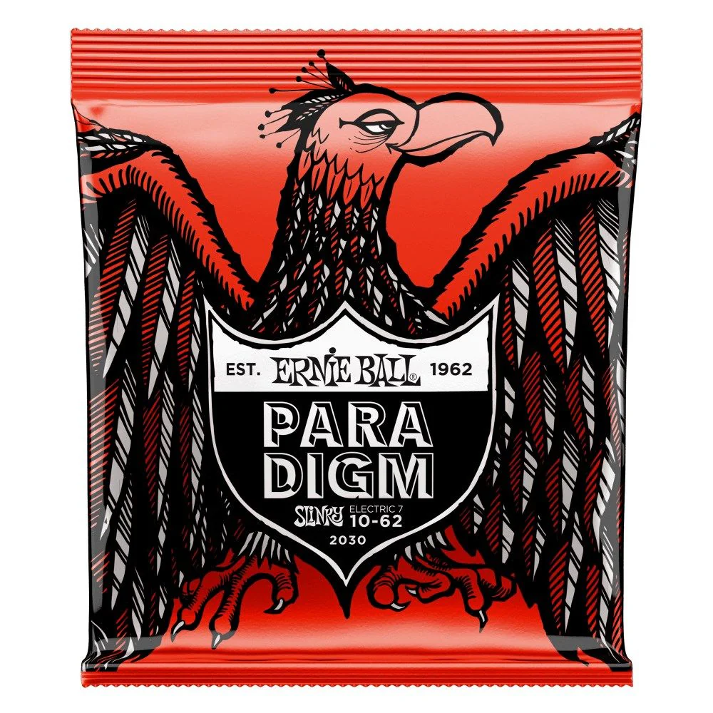 Ernie Ball Paradigm 7-String Skinny Top Heavy Bottom Electric Guitar Strings 10-62