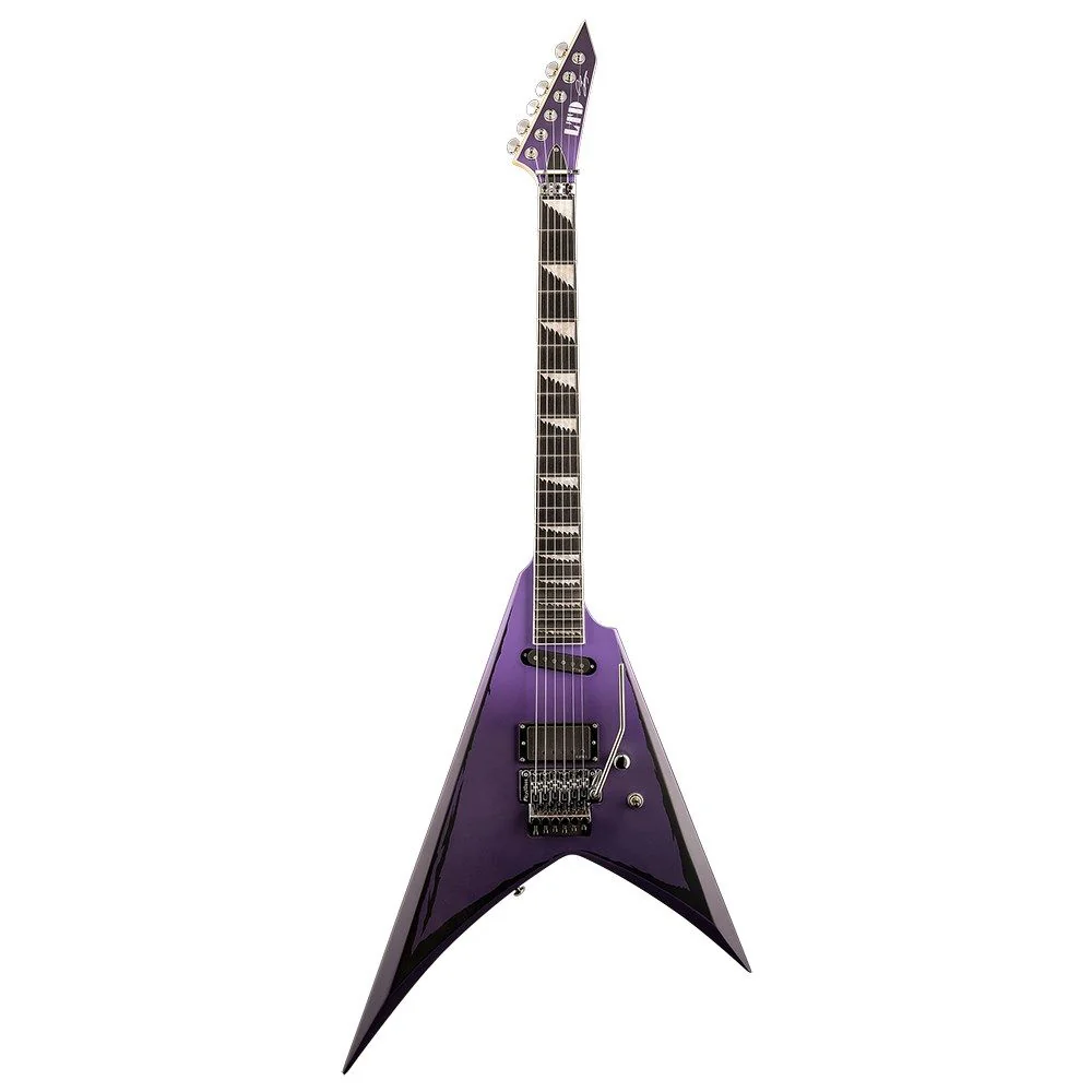 ESP LTD Alexi Laiho Ripped (Purple Fade Satin w/ Ripped Pinstripes) Inc Case