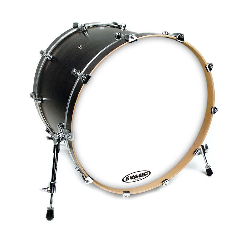 Evans EQ3 Resonant Smooth White Bass Drum Head No Port 20 Inch