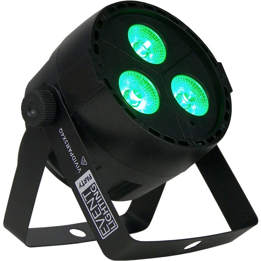 Event Lighting Party VIVIDPAR3X4Q Indoor Party Par w/ 3x4W RGBW LEDs