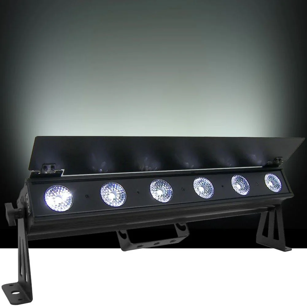 Event Lighting PIXBAR6VW LED Pixel Bar 6 x 6W CW/WW/A w/ Barndoor