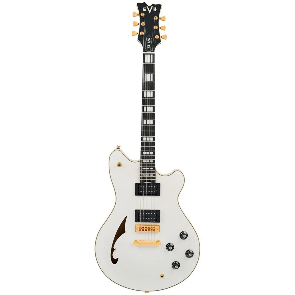 EVH SA-126 Special Semi-Hollow Electric (Platinum Pearl Metallic) inc Case