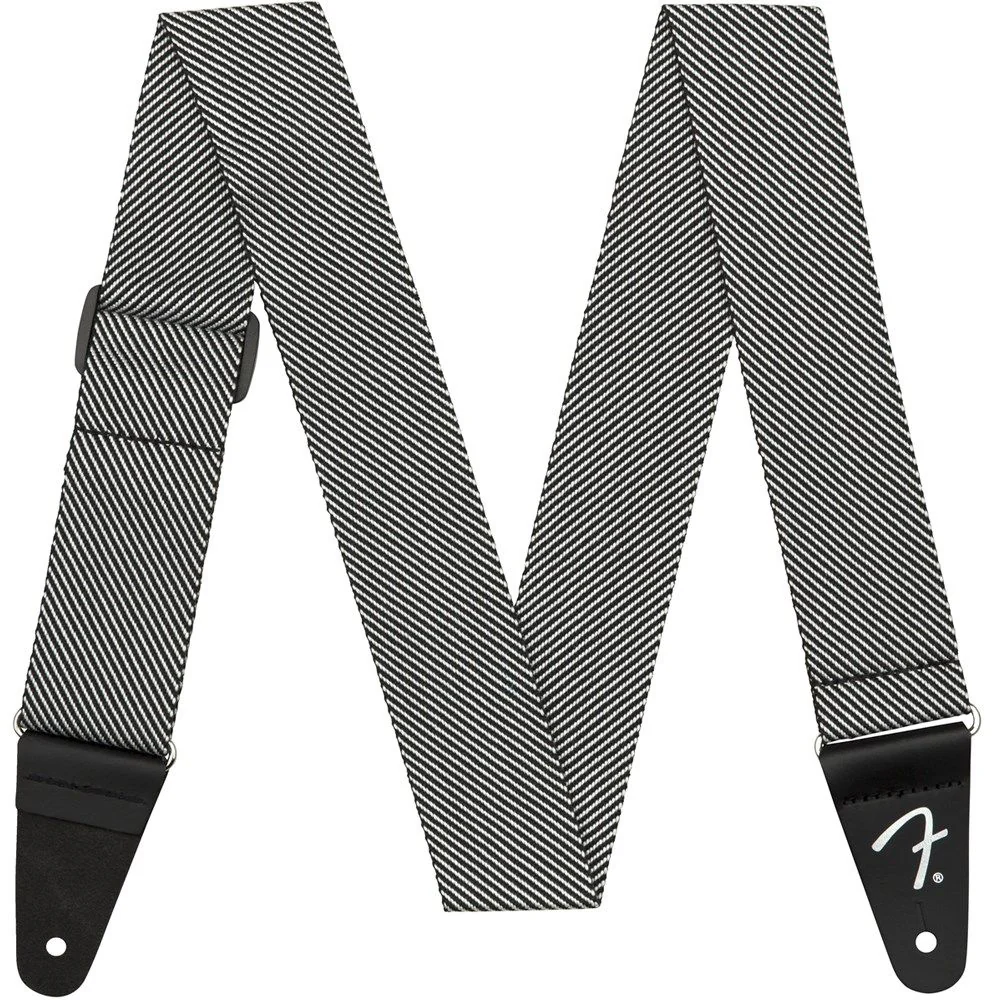 Fender 2" Modern Tweed Strap (White/Black 2")
