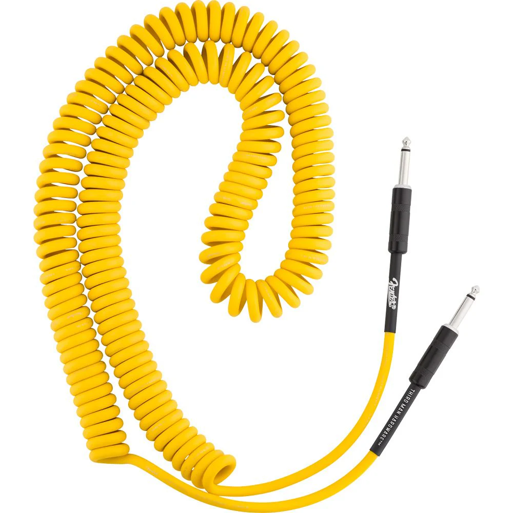 Fender 30' Coil Cable Fender x Third Man Hardware (Yellow)