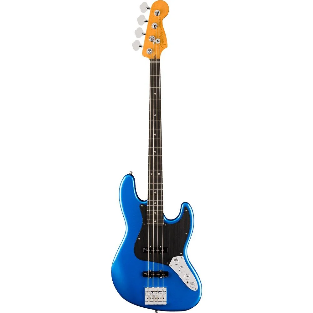 Fender American Ultra II Jazz Bass Ebony Fingerboard (Noble Blue) inc Hard Case