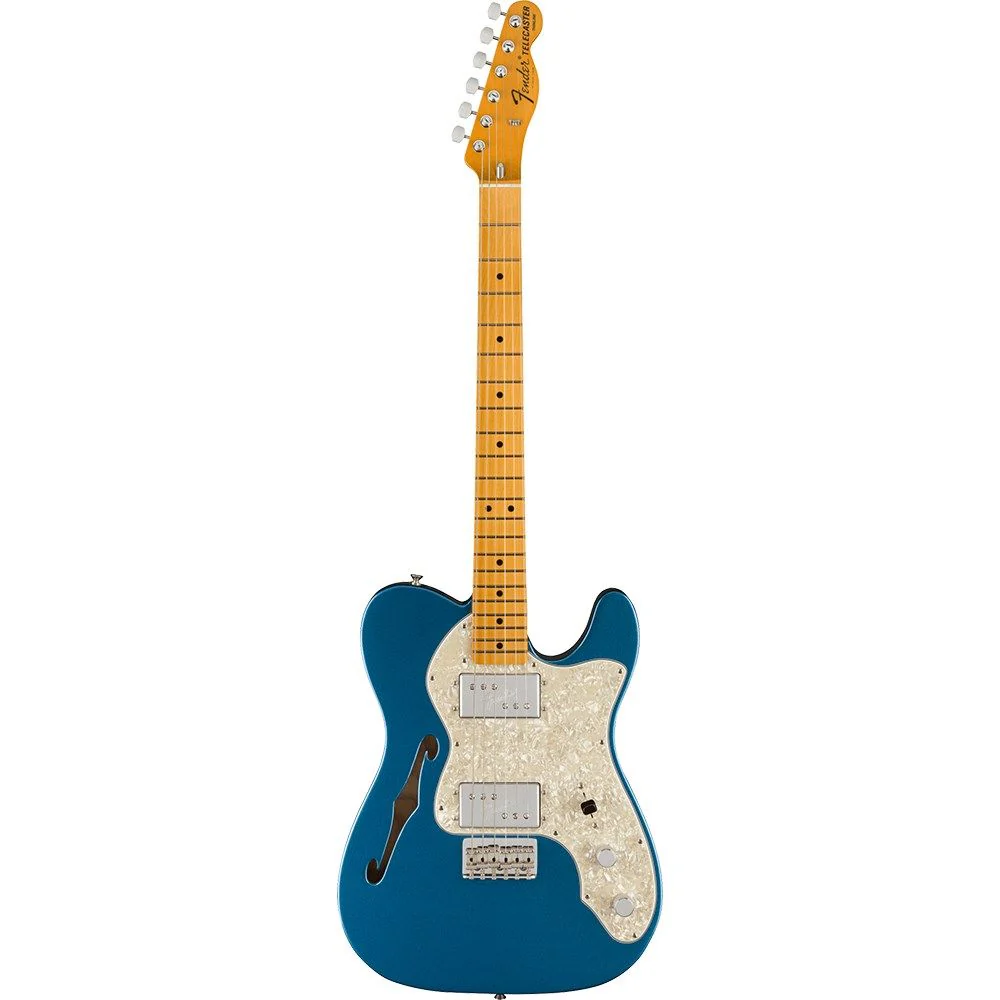 Fender American Vintage II 1972 Tele Thinline Maple FB (Lake Placid Blue) inc Case