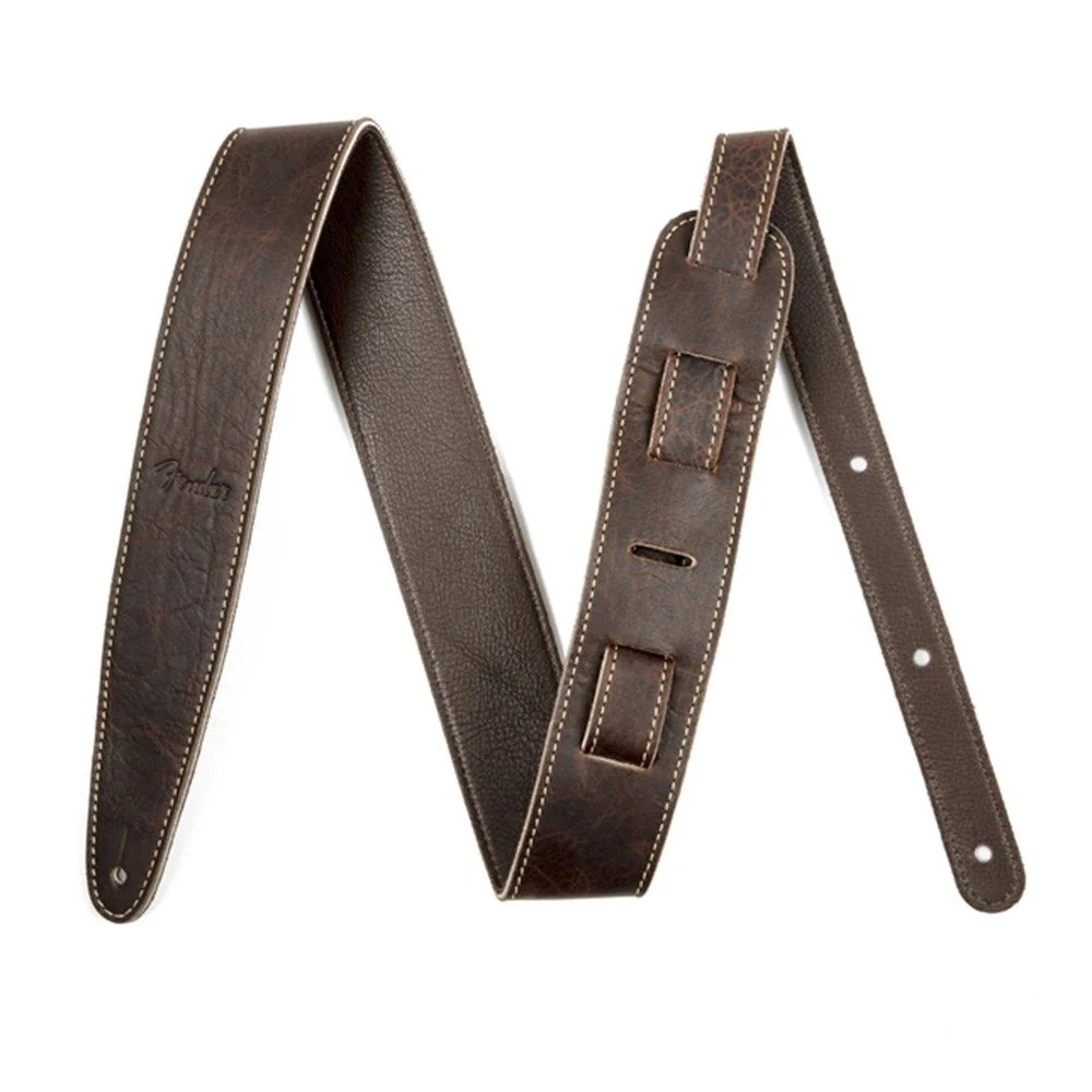 Fender Artisan Crafted Leather 2" Strap (Brown)