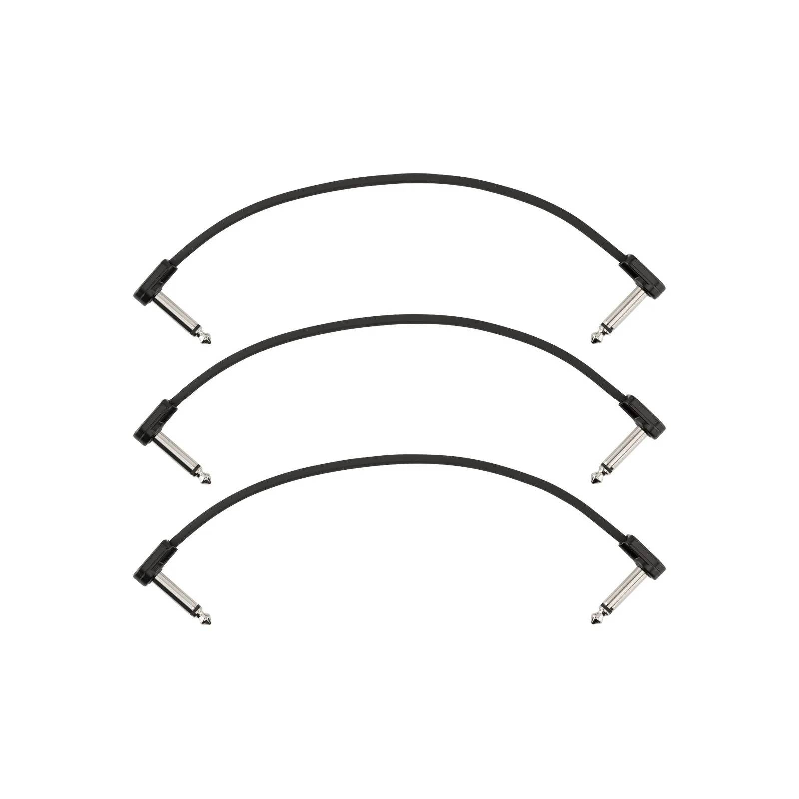 Fender Blockchain 8" Cable 3-pack Angle/Angle