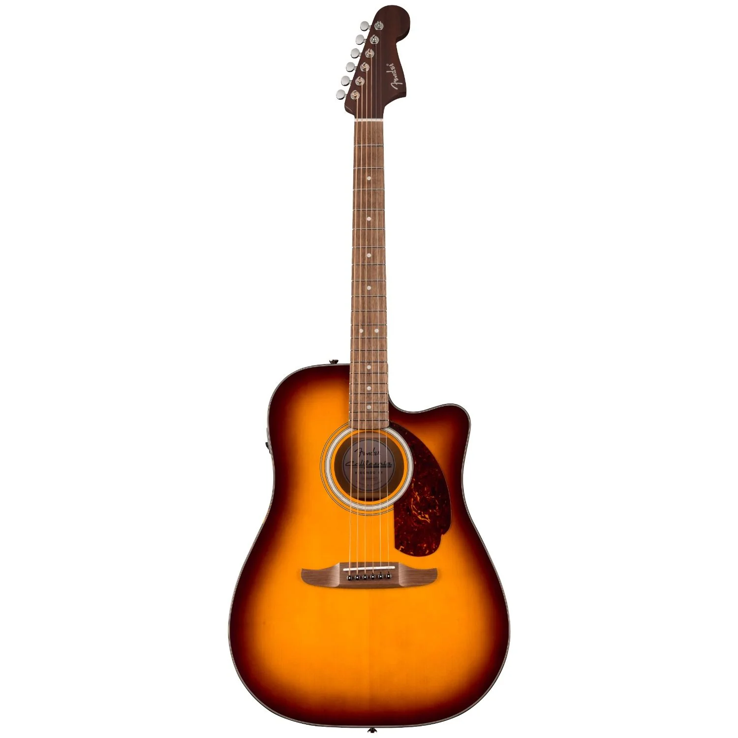 Fender California Deluxe Redondo CE Walnut Fingerboard (Honey Sunburst)