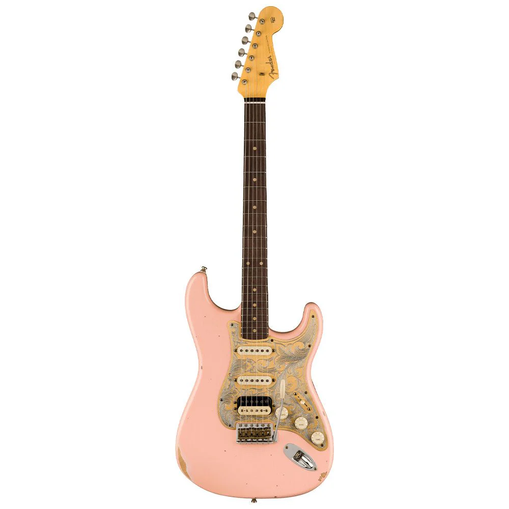 Fender Custom Shop Limited Edition Tyler Bryant Pinky Strat Relic (Aged Shell Pink)