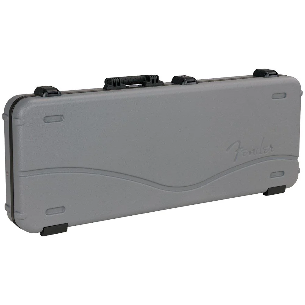 Fender Deluxe Moulded Stratocaster/Telecaster Case (Silver/Blue)