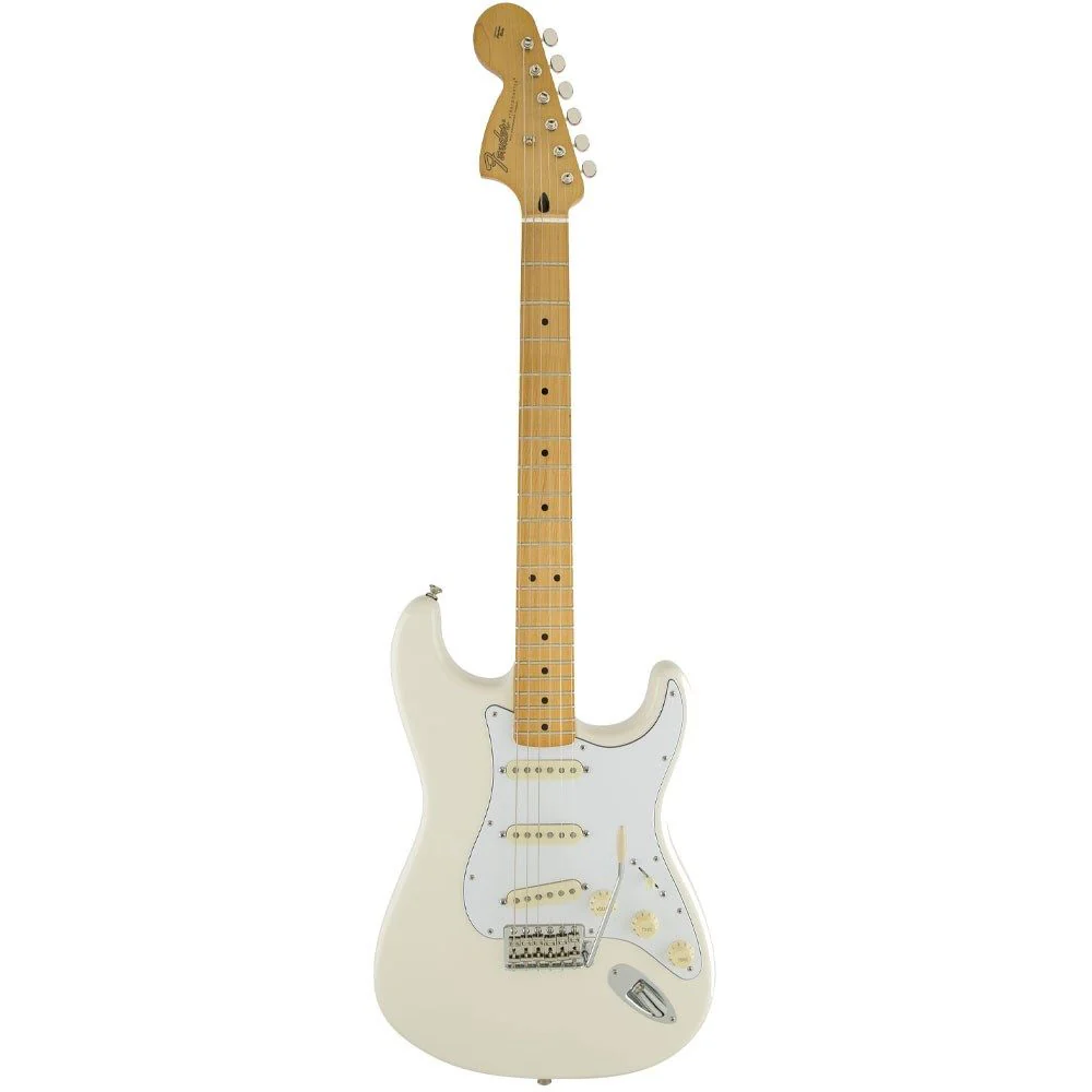 Fender Jimi Hendrix Strat Maple Fingerboard (Olympic White) inc Gig Bag