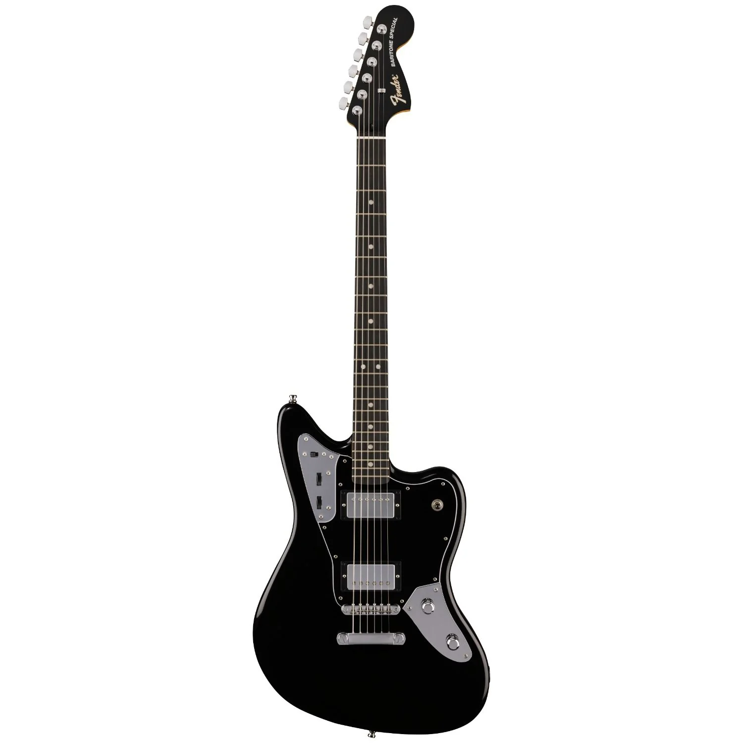 Fender Ltd Ed Player Fusion Jaguar Baritone Ebony Fingerboard (Black)
