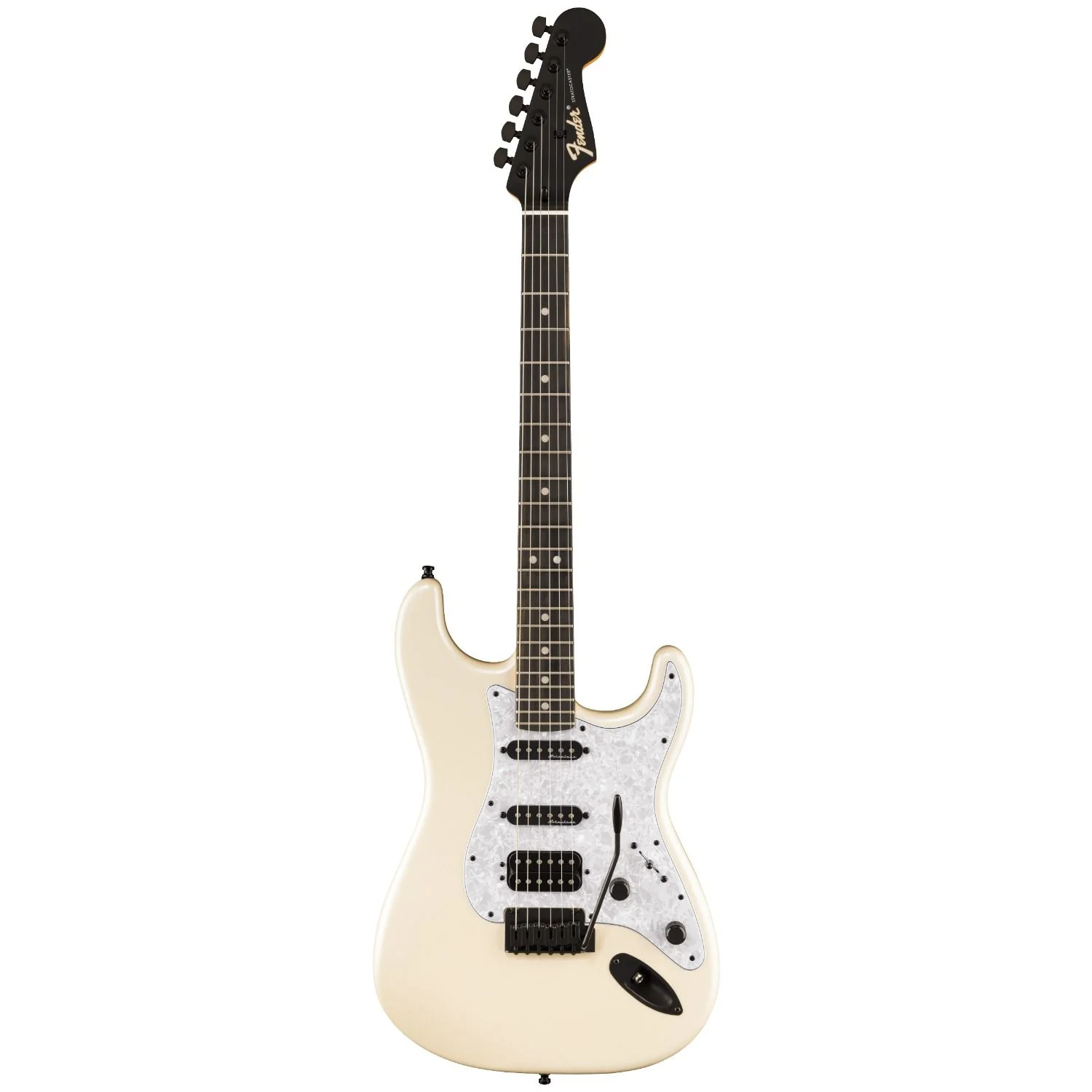 Fender Ltd Ed Player Fusion Stratocaster HSS Ebony Fingerboard (Olympic Pearl)
