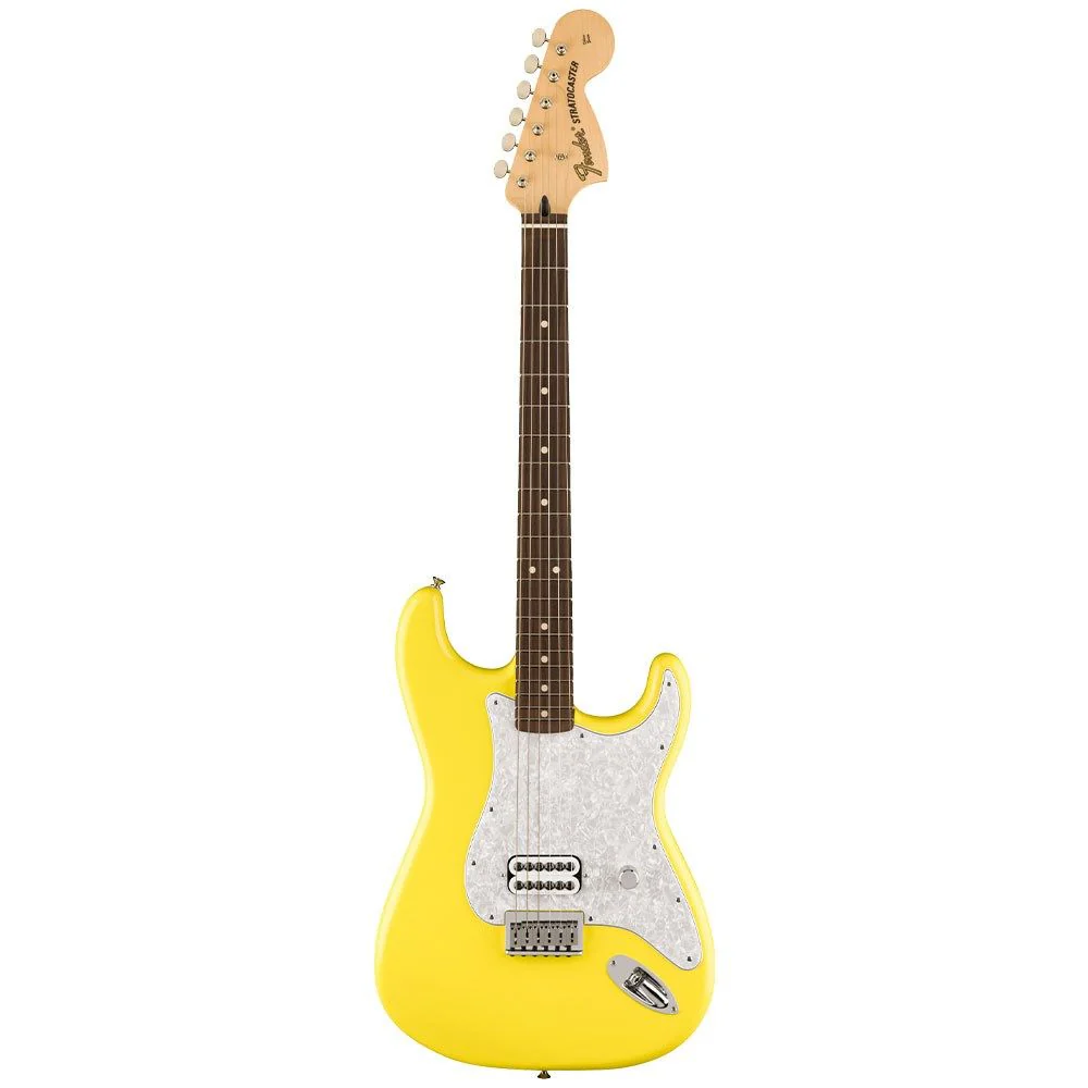 Fender Ltd Ed Tom Delonge Stratocaster Rosewood Fingerboard (Graffiti Yellow)