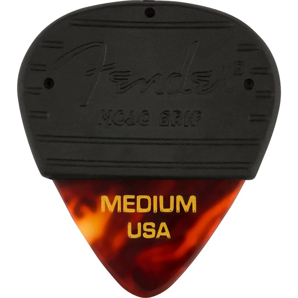 Fender Mojo Grip Celluloid 3-Pack - Medium (Tortoiseshell)