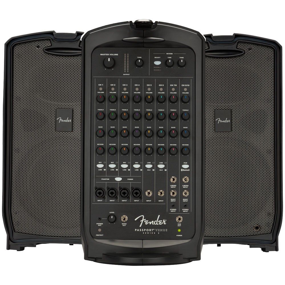 Fender Passport Venue S2 - 10 Channel Portable PA System w/ Bluetooth (600 Watts)