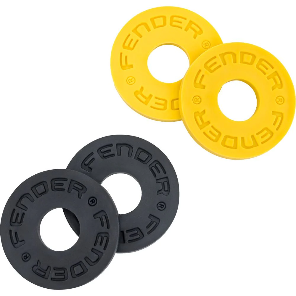 Fender Strap Blocks Third Man Records (2 x Black and 2 x Yellow)
