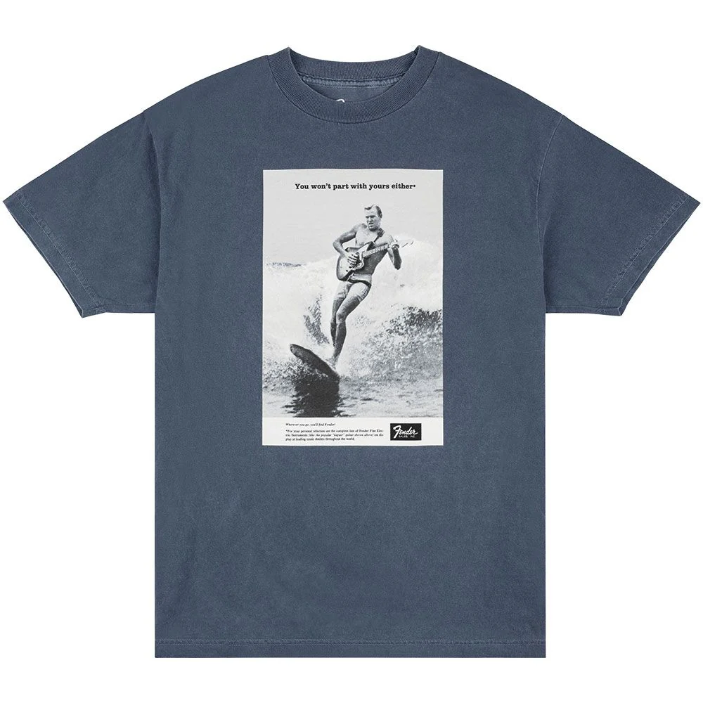 Fender Vintage Ad Surfer Tee (Ocean) XXL