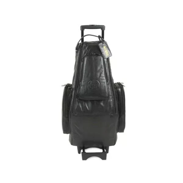 Gard Alto+Soprano Sax Doubler's Wheelie Gig Bag - Leather Black
