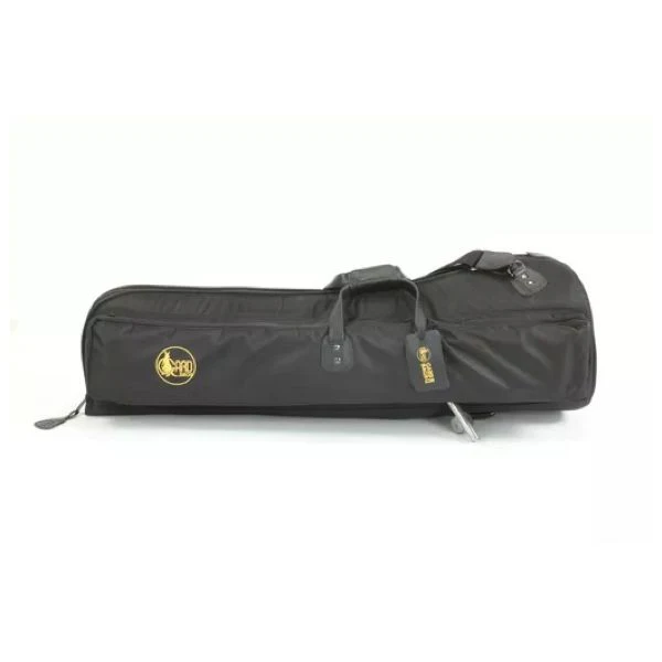 Gard Alto Trombone 6" Bell Gig Bag - Synthetic Black - Slide Compartment Outside