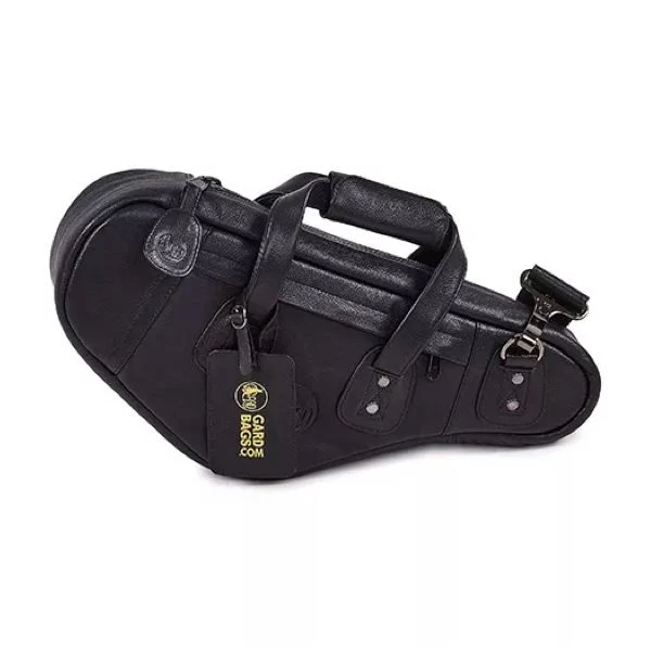 Gard Curved Soprano Removable Neck Gig Bag - Leather Black