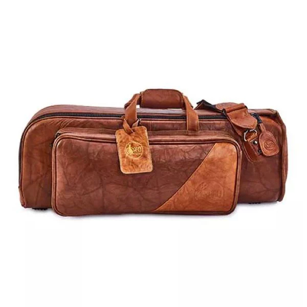 Gard Elite Single Trumpet Gig Bag - Leather Antique Natural Tan