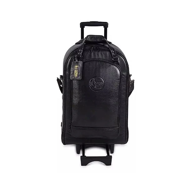 Gard Quad Trumpet Wheelie Gig Bag - Leather Black