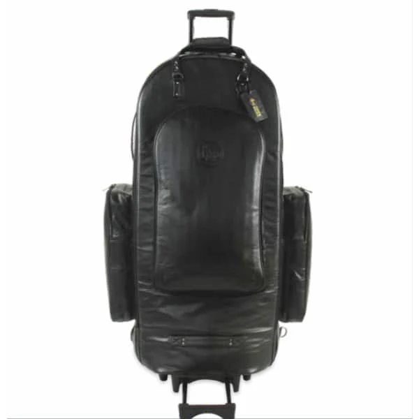 Gard Tuba Medium 4/4 Wheelie Gig Bag - Leather Black