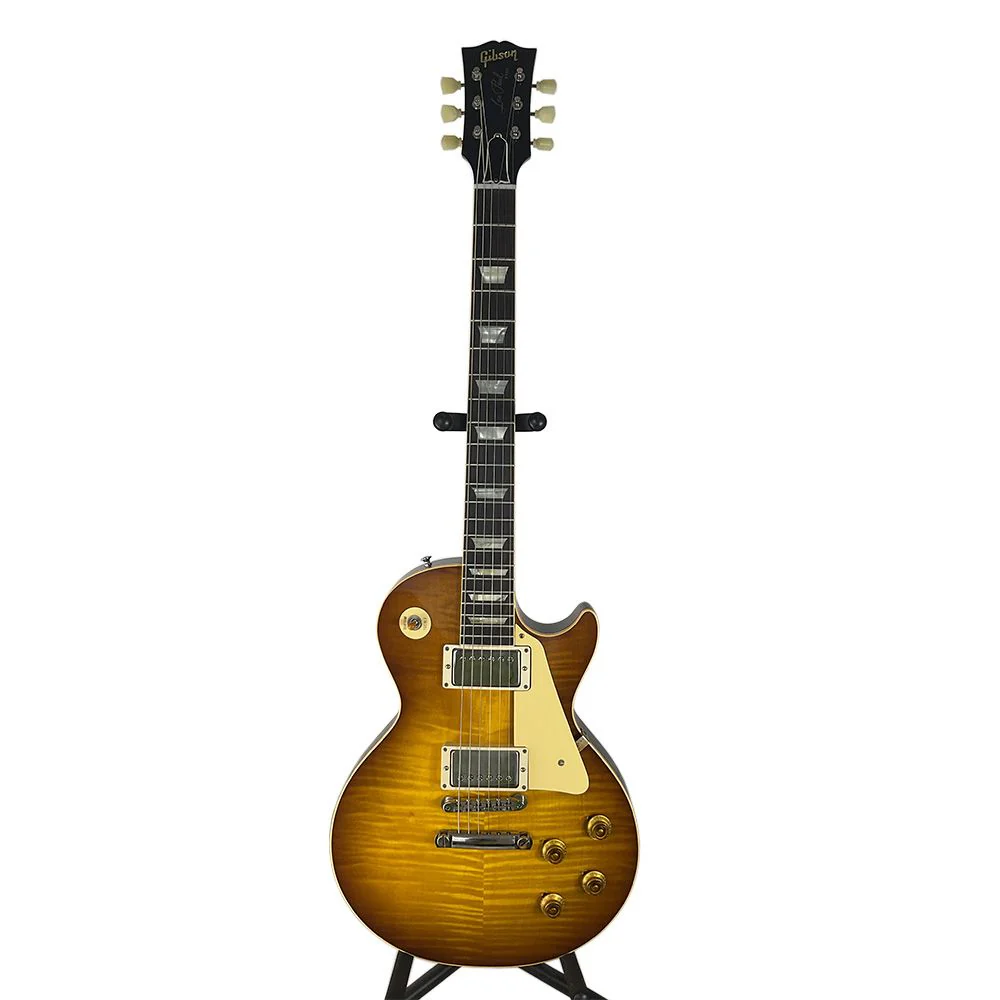 Gibson Custom Shop Handpicked 59' Les Paul Std Ultra Light Back (Golden Poppy Burst)