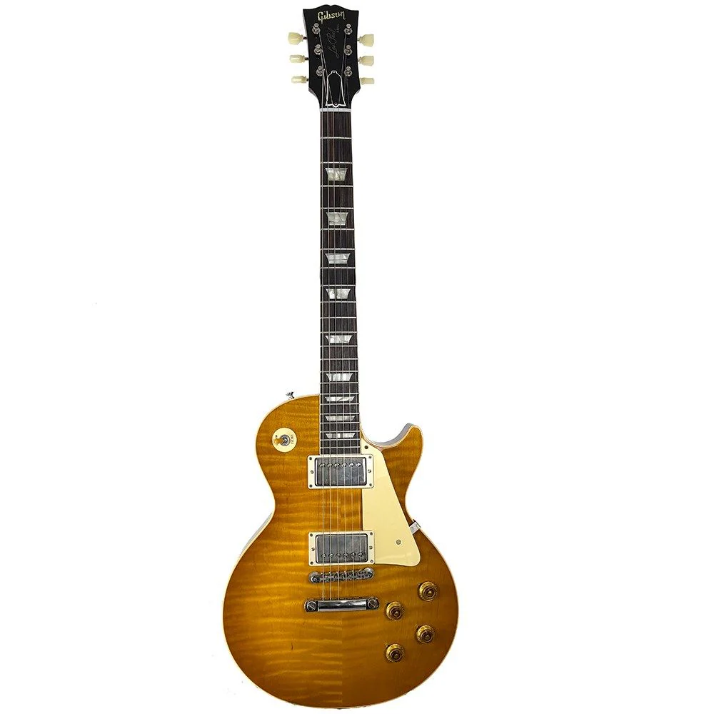 Gibson Custom Shop Handpicked 59' Les Paul Std Ultra Light Back VOS (Dirty Lemon)