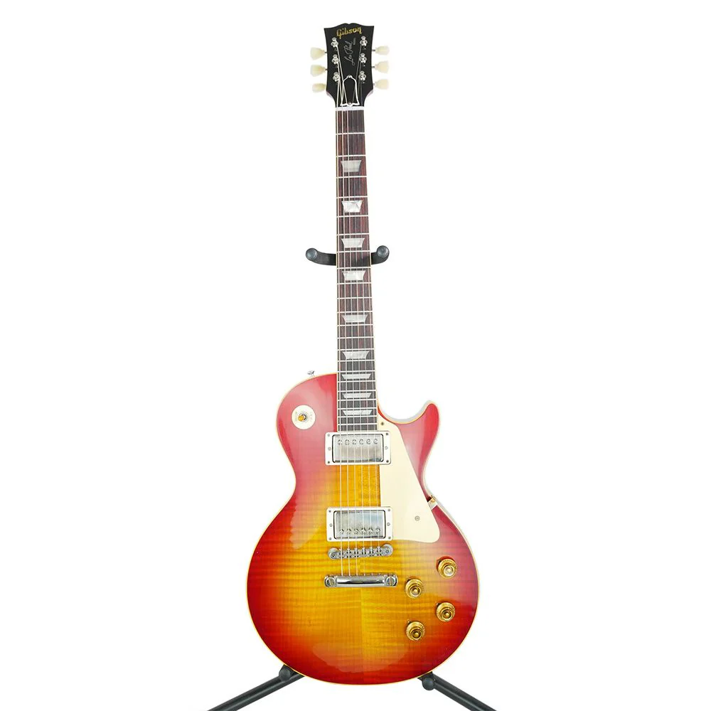 Gibson Custom Shop Handpicked 59' Les Paul Std Ultra Light Back (Washed Cherry Burst)