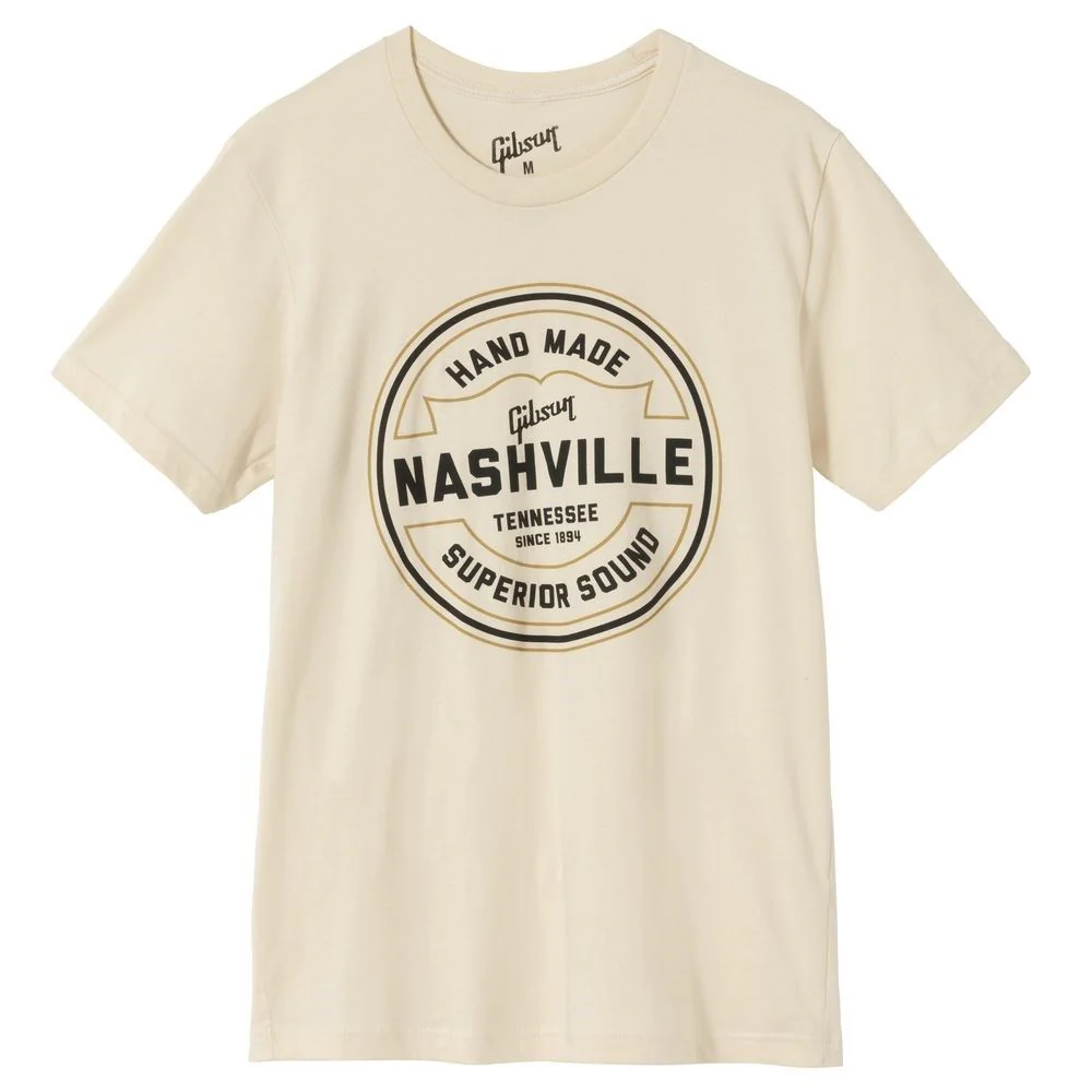 Gibson Handmade in Nashville Tee (Cream) XL
