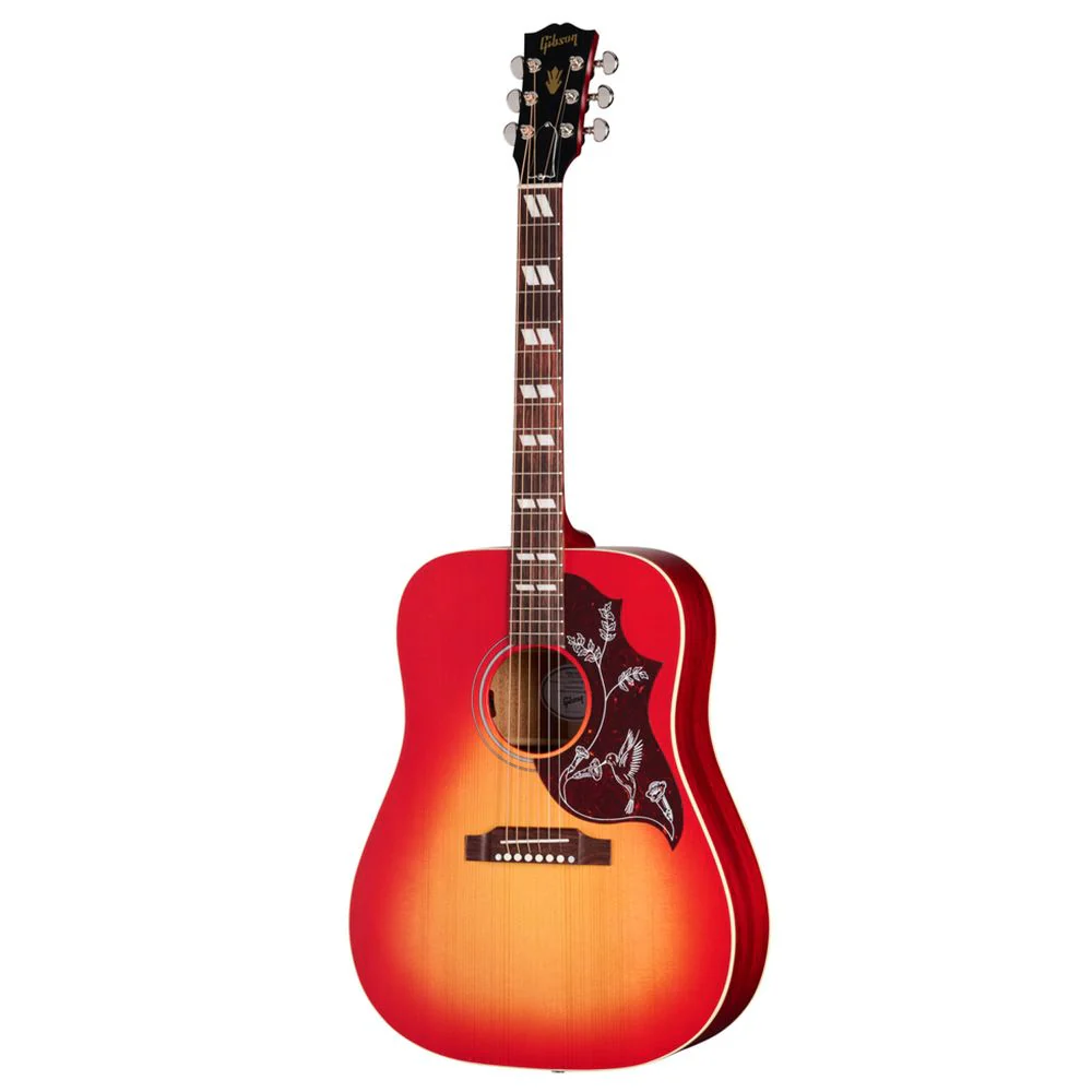 Gibson Hummingbird Special Satin Acoustic Guitar (Vintage Cherry Burst) inc Soft Case