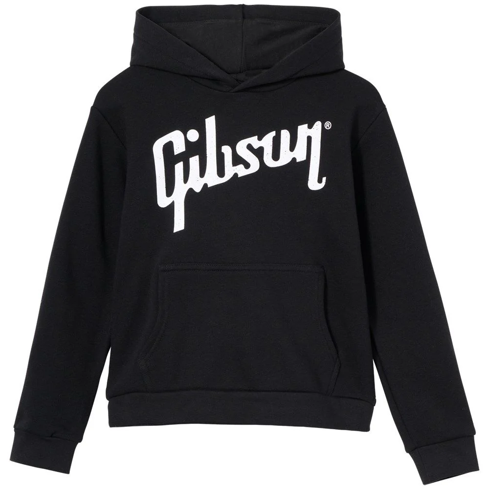 Gibson Kid'S Logo Pullover Hoodie (Black) XL
