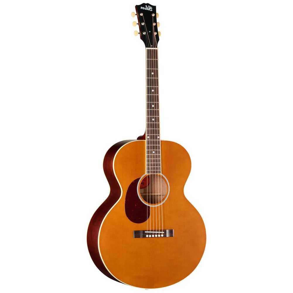 Gibson Left-Handed J-185 Century 12-Fret Acoustic (Vintage Amber) inc Hard Case
