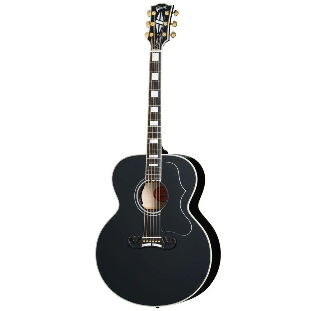 Gibson SJ200 Custom (Ebony) w/ Pickup inc Hard Case