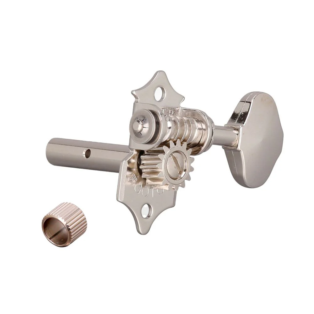 Gotoh G370N Deluxe Machine Heads w/ Waverly Style Buttons (Nickel)