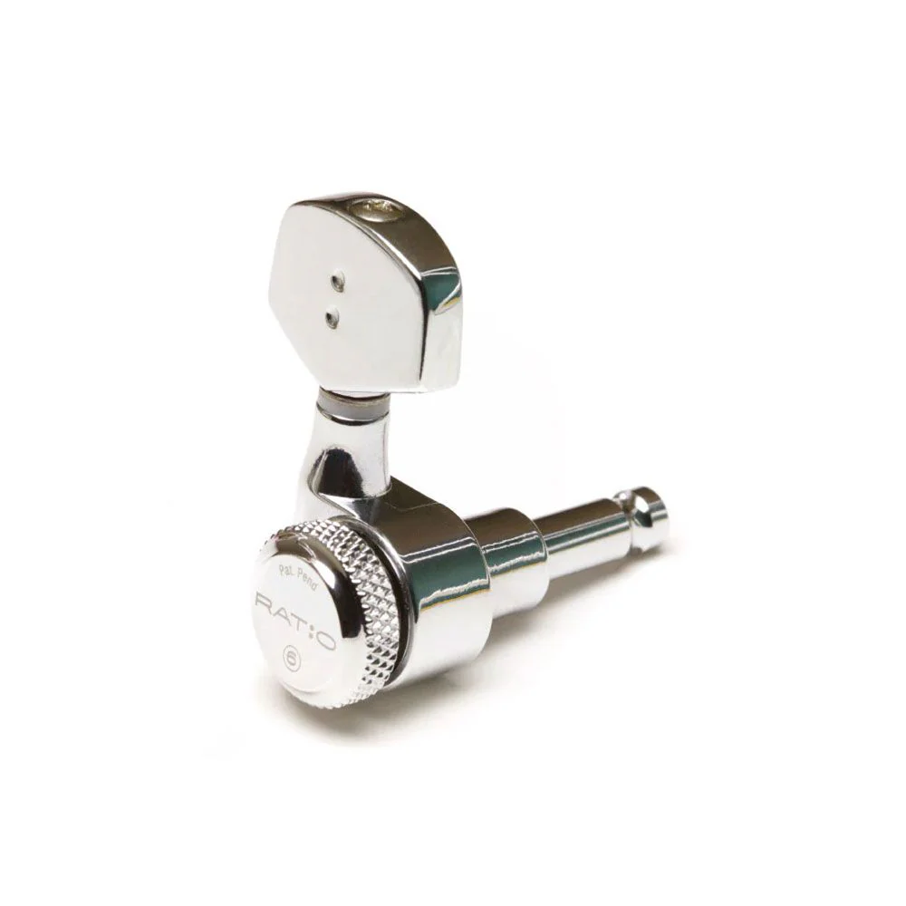 Graph Tech GTR831 3+3 Electric Guitar Locking Machine Heads (Chrome)