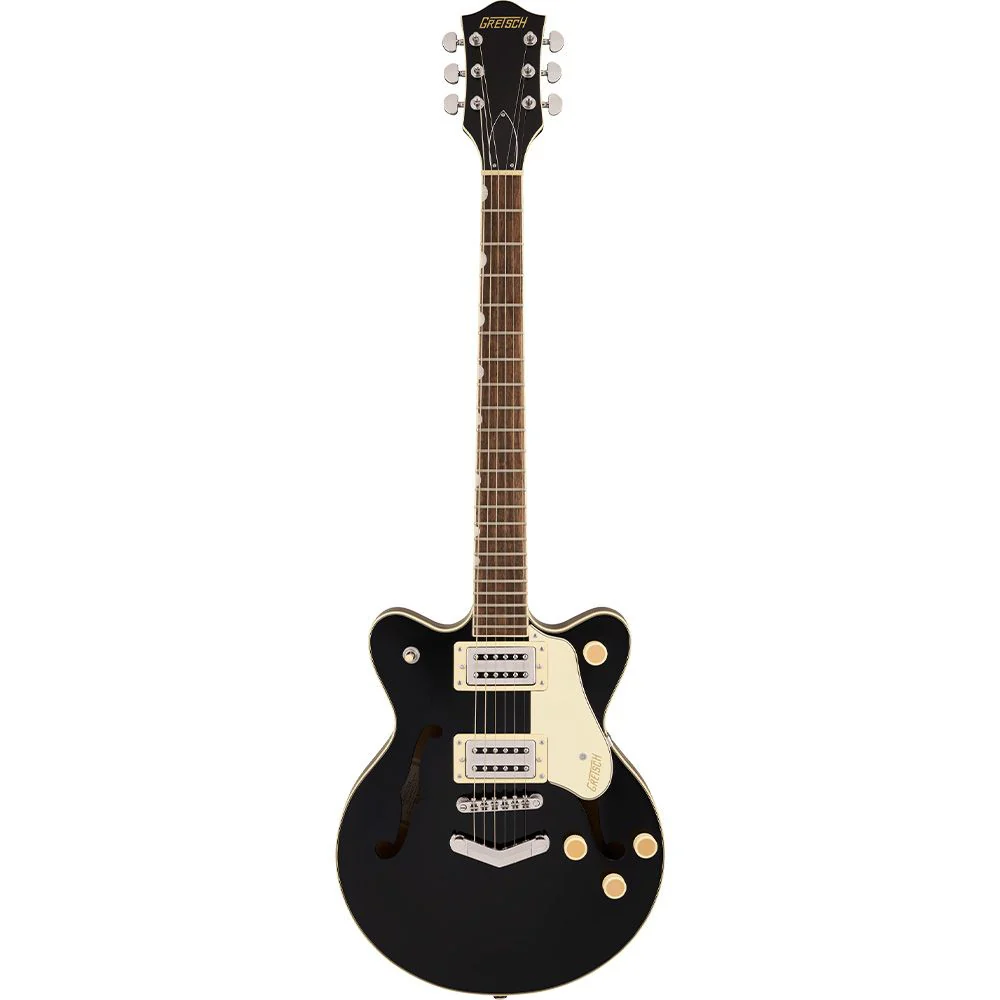 Gretsch G2655 Streamliner Center Block Jr. Double-Cut V-Stoptail (Black)