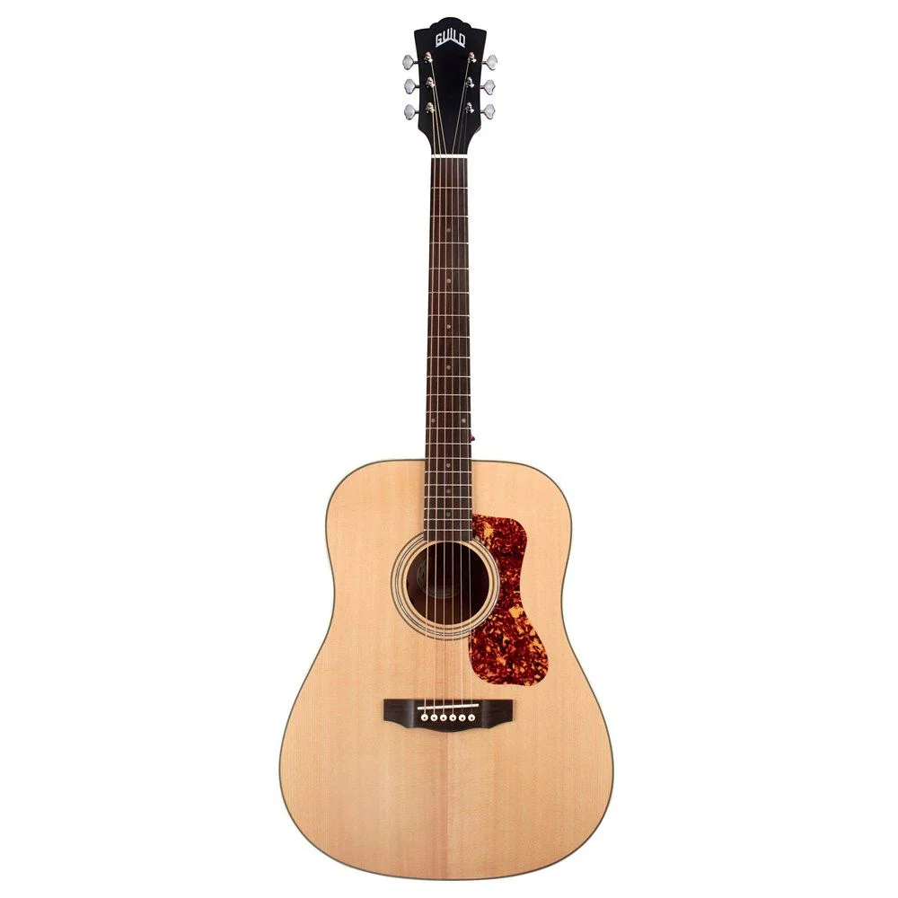 Guild D-240E Ltd Flamed Mahog Archback Acoustic Electric Guitar (Natural) inc Gig Bag